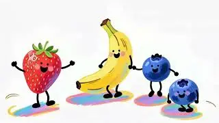 The Strawberry, Banana & Blueberry POP Party🍓🍌🫐！（Fun Animated Story for Kids）
