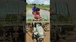 Best paddy transplanter#latest agriculture equipment#shorts video#paddy#agriculture#farming