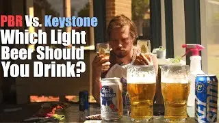 Which Light beer should you drink?  Pabst Blue Ribbon vs Keystone Light.