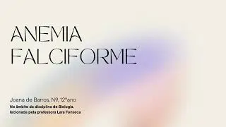 anemia falciforme