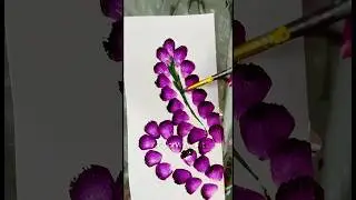 Beautiful purple Flower 🌺💫 #art #painting #flower #nature #artist #colorful #colors
