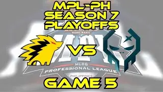 MPL-PH Season 7 PLAYOFFS Day 2 |ONIC vs EXE [Game 5] | ONIC PH vs EXECRATION