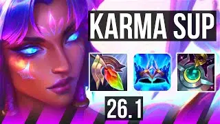 KARMA & Ashe vs BLITZCRANK & Aphelios (SUP) | EUW Master | 26.1