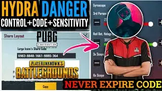 [NEW] (KR/PUBG) Hydra Danger Control Code And Sensitivity Code 2021 || Hydra danger control settings