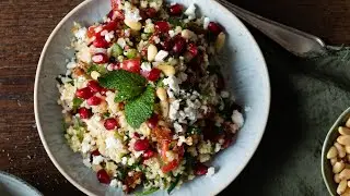 Orientalischer Bulgursalat mit Feta & Minze