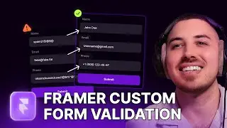 How to Add Custom Name, Phone and Email fields Validation to Native Framer Forms