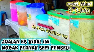 CARA PEMBUATAN ES BUAH SEGAR KEKINIAN YANG LAGI VIRAL OMSETNYA BIKIN NGILERR