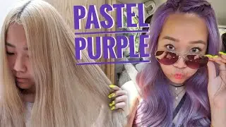 How I Dye My Hair Pastel Purple w/ Manic Panic