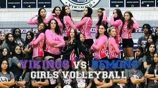 Niles North Vikings Girls Volleyball vs Maine East Blue Demons