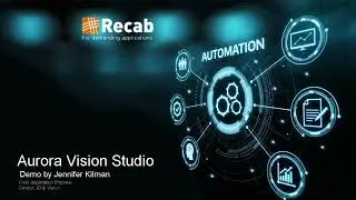 Demo - Step by step -  Machine Vision Software Zebra Aurora -  Screw Head - How to use the software