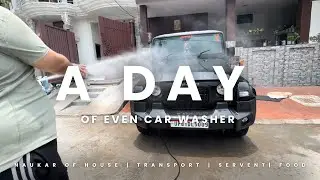 A day of car wash ! #Thar #mahindra #carslover #car