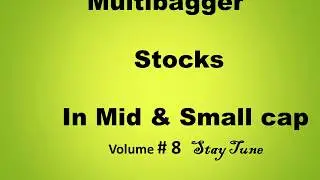 Multibagger  Stocks- 2018 In Mid & Small Cap ...