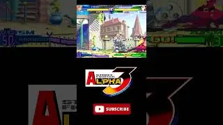[Arcade] Street Fighter Alpha 3 ArcadeTraining_ VS ZEBUCTA #retro #capcom