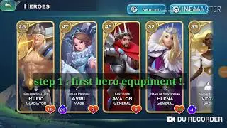 Art of conquest hero spot light avril hero equipment damage tips