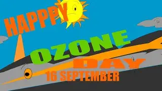 World Ozone Day 16 September shorts film animation whatsapp Status  drawing #worldozonedaydrawing
