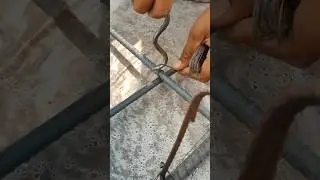Steel Joint with wire. #shortsfeed #shorts #steel #construction