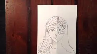 Split Face Portrait