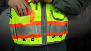 Radians SV55 Class 2 Heavy Woven Two Tone Engineer Vest with Padded Neck to Support Extra We Reviews