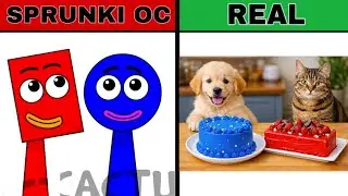 My Sprunki OC: Rectangle vs Circle (from Save the Shapes) in REAL LIFE