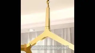 How to install Lindsey Agnes chandelier Replica