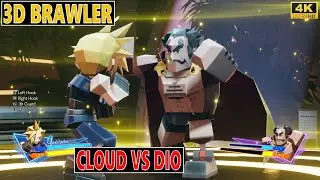Final Fantasy VII Rebirth 4k - 3d brawler mini game - cloud vs dio welcome battle