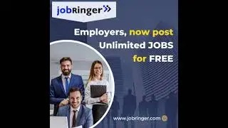 Employers, Now you can post UNLIMITED JOBS for FREE on www.jobringer.com