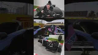 When the F1 Motion Simulator gets too realistic