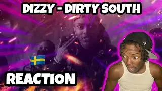 AMERICAN REACTS TO SWEDISH DRILL RAP! Dizzy - Dirty South (ENGLISH SUBTITLES)
