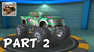 Real Monster Truck Demolition Derby Crash Stunts - GamePlay Walkthrough Part 2 WHIRLPOOL (Android)