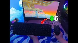 So I Played Fortnite On A $5 Keyboard And Mouse...