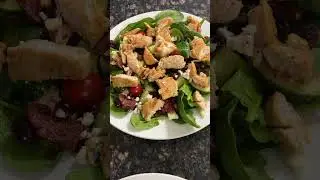 Who Did It Better, Us Or Culver&rsquo;s? Cranberry Bacon Bleu Salad 🥗 #cooking
