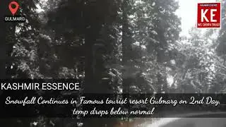 EXCLUSIVE Beautiful Snowfall Visuals From Kashmir's Gulmarg, with Tourist interaction