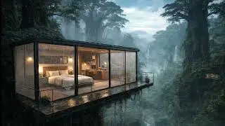 Rain Sounds in a Cozy Forest Cabin | Peaceful Rain for Relaxation and Sleep