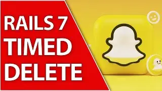 Timed Delete Your Data with Turbo Jobs (Snapchat) | Ruby on Rails 7