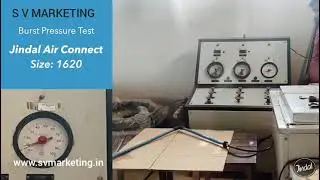 jindal mlc pipes BRUST pressure test.  70kg burst pressure with pipe...