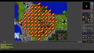 Old Tibia - Sorcerer Dixon ambushing EK 103 (Amera 2006 7.6)