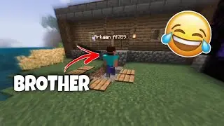 *TROLLING MY YOUNGER BROTHER* IN MINECRAFT || MINECRAFT PE