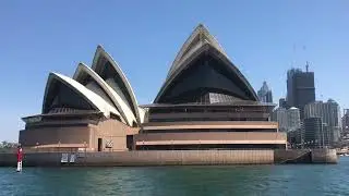 Sydney Opera House from the water 