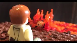 Obi-Wan Defeats Anakin | LEGO Star Wars Mini-MOC (Mustafar)