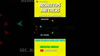Rusher Fight Strategies and Battle Formations - Rusher tips and tricks #freefire #esports #strategy