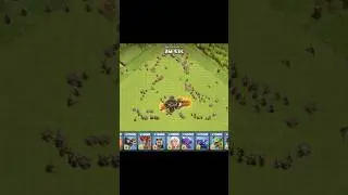 1000 Barbarians Vs Spring trap Full Base| Townhall 17| #gaming #game #coc #viral