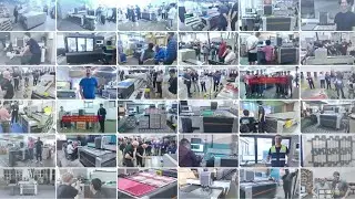 Highlights of die rubber cutting & installing machine #diemaking #diecutting #steelruledie #laserdie