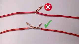Best way to twist electric wire like a pro || proper electrical wire joint tutorial || how to Joint 