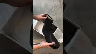 Unboxing the @ourlegacy Camion boot. This boot is a crucial addition to your wardrobe.