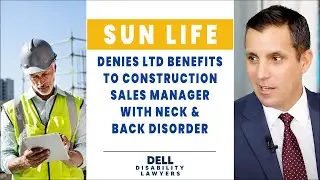 Sun Life Denies LTD Benefits to Construction Sales Manager with Neck & Back Disorder