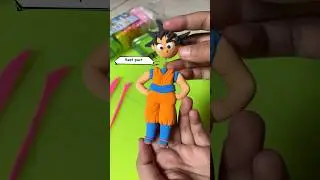 Making Goku with Clay | Dragon Ball Z Clay Art 🧡