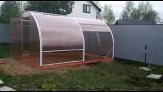 Монтаж теплицы Кремлевской