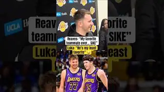 Luka and AR trolling each other 😅 (via @LakersNation)