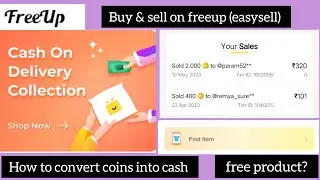 How to earn by selling old clothes on freeup🔥|coins to cash sell full explained✨ &lrm;@FreeUp&nbsp;