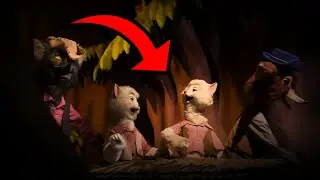 Splash Mountain Disneyland - Close-up footage showing animatronics - 4k 60fps